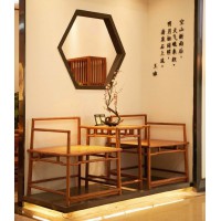 诗意东方新中式红木：诗意禅椅、方桌