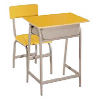 万昌家具：单人位学生课桌W-48#