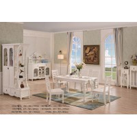格尔登堡现代美式家具：餐台CT061#、餐椅CY62#