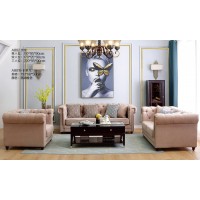 梵臣美尚现代美式轻奢家具：A802沙发