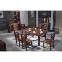 福多多家具：西餐桌、餐椅01#、间厅柜2020#