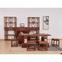 新中式禅意家具厂家，北美黑胡桃木家具、白蜡木家具，菲百年瓷木艺术家具招商加盟