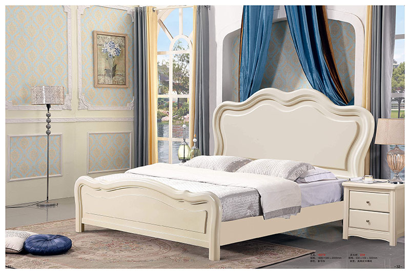法式风格白色实木床16