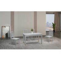 悦美人现代美式家具：餐桌椅02