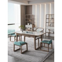 匠者白蜡木系列家具：JD-630茶台胡桃色